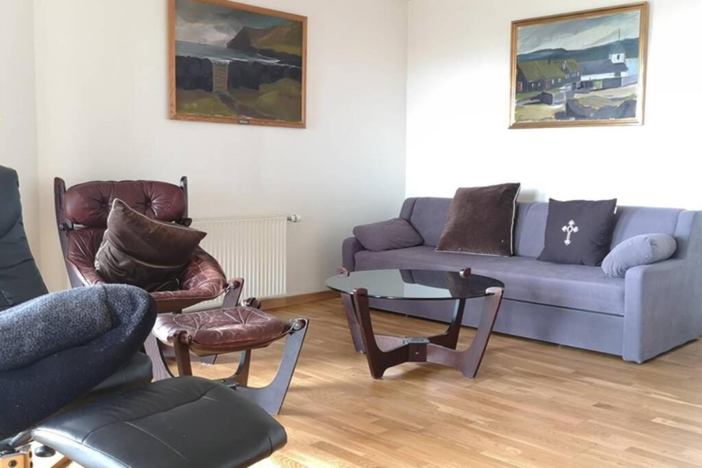 Large Apartment With Fabulous View Of Tórshavn Exterior foto